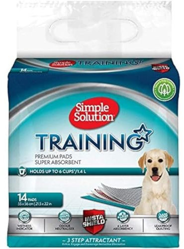 Simple Solution Absorbierende Premium Hunde- und Welpentrainingspads - 30er-Pack