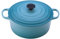 Le Creuset Cocotte ronde Signature en fonte émaillée, 7,25 l, Caraïbes