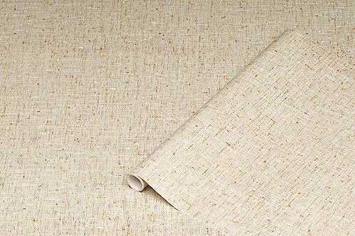 d-c-fix vinilo adhesivo muebles Tela textil marrón autoadhesivo impermeable decorativo para cocina, armario, puerta, mesa papel pintado forrar rollo láminas 45 cm x 2 m
