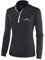 Black Crevice Herren Skirolli Zipper Shirt, schwarz/weiß, L