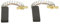 First4Spares Replacement Carbon Brushes for Bosch WAE, was, WFB, WFC, & WFD Series Washing Machines