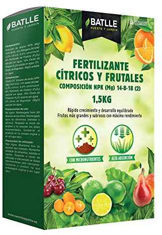Semillas Batlle Fertilizante Citricos y Frutales - Caja 1,5kg - Batlle