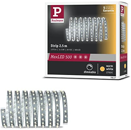 Paulmann Function MaxLED 500 Stripe 2,5m Warmweiß 17,5W 24V Silber