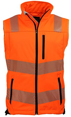 ASATEX Prevent Trendline Warnschutzweste PTW-SW, orange/schwarz, Gr. 2XL
