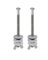 Geberit - Kit de fixation Geberit pour chasse d'eau basse en céramique (217.869.00.1)