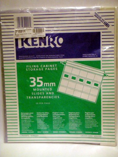 Kenro KEN030 Negative Storage Page 10 Seiten Aufbewahrung von Negativen und Dias