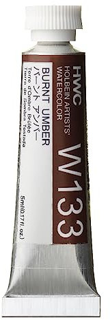 Holbein Aquarelle : 5ml Tube Terre d'ombre brûlée