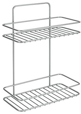 Metaltex 404212 Regal Reflex mit 2 Etagen, 26 x 13 x 35 cm
