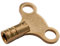 Oracstar Radiator Key 'Clock' Type Easy Grip Brass