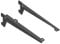 Element System 18133-00049 Winkelträger Regalträger 1-reihig / 2 Stück / 5 Abmessungen / 3 Farben/L = 23 cm/schwarz/für Holzböden/Wandschiene