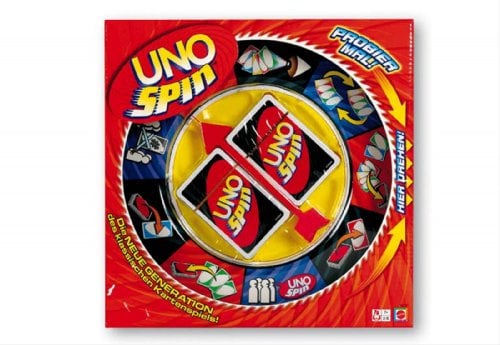 Mattel K2781-0 - UNO Spin, Kartenspiel