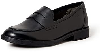 Geox J AGATA D, Mocasines para Niñas, BLACK, 38 EU