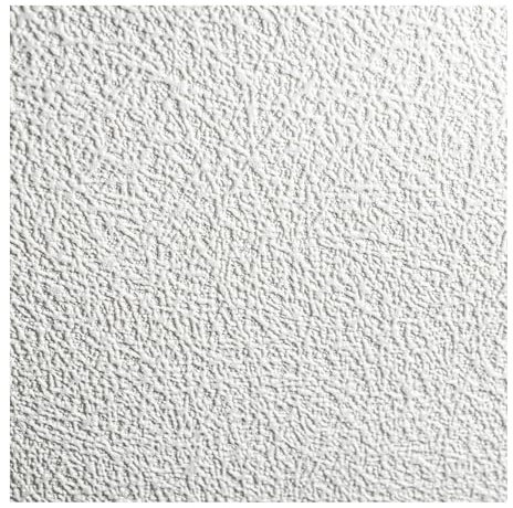 Super fresco Paintables Fibres Effect Textured Heavy Duty Wallpaper | Paste The Paper | White Plain/Textured | Paintable