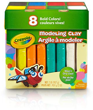 Crayola Modeling Clay in Bold Colors, 2lbs, Gift for Kids, Ages 4 & Up