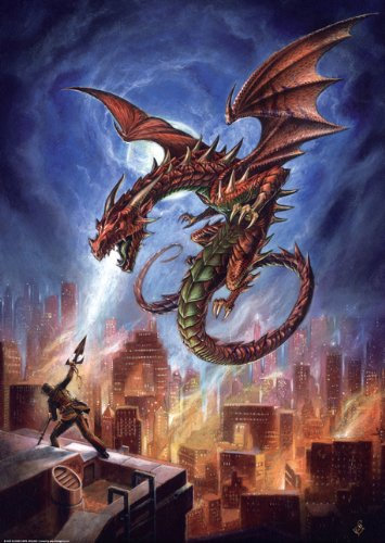 Heye 29314 - Standardpuzzles 1000 Teile Babylon Burning, Alchemy