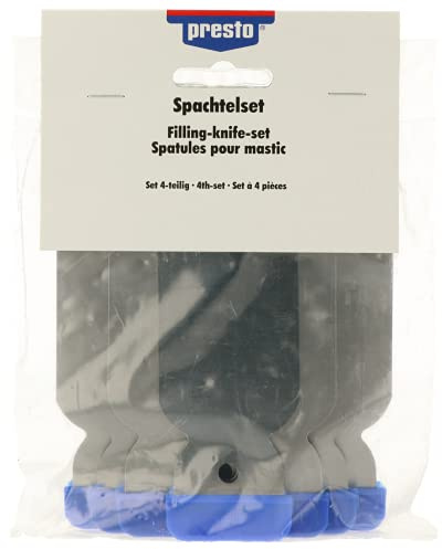 presto 701832 Spachtelklingen Metall Set á 4 Stück