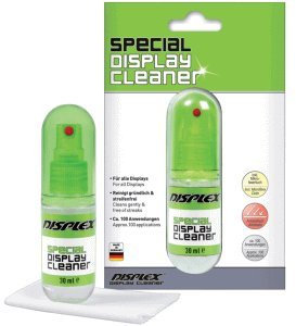 DISPLEX Special Display Cleaner, 30ml Spray mit Mikrofasertuch