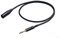 Proel CHL230LU2 - Cavo bilanciato professionale audio con connessione Jack Stereo 6,3 a Cannon XLR Maschio 3P, Nero (CHL230LU2)