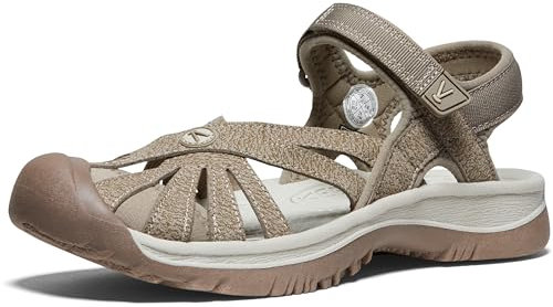 KEEN Women's Rose Sandal Brindle/Shitake, 8