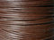 esnado Lederband, Lederschnur, Lederriemen 5 m. Rund 2,0 mm. Braun