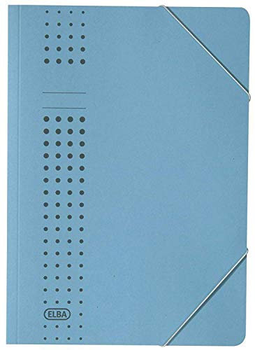 ELBA chic-Eckspanner aus Karton, A4, blau VE = 1