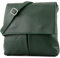 modamoda de T63 Damen Nappaleder Umhängetasche Schultertasche handmade in Italy, Farbe:Dunkelgrün