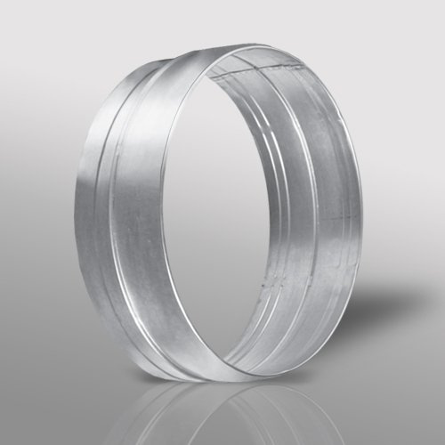 Blauberg UK 10 inch 250 mm Metal Ducting and Fittings - Metal Male Coupler - 250 mm