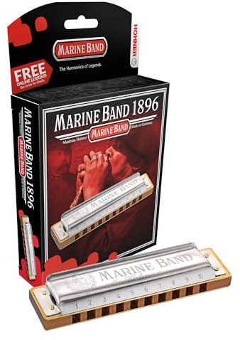 Hohner 1896BX Marine Band Harmonica, Key of F