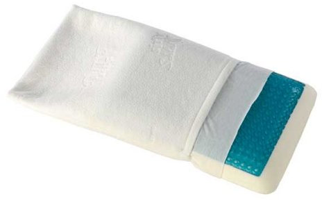 Sitty SchlafTraum Nackenstützkissen mit Gelpad 60x40x12 cm