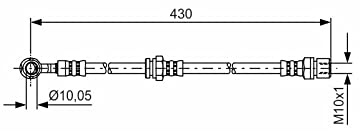 Bosch 1 987 481 384 Brake Hose