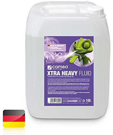 Cameo XTRA HEAVY FLUID 10 L - Nebelfluid mit sehr hoher Dichte und extrem langer Standzeit, 10 L