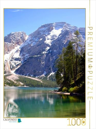 CALVENDO Puzzle Pragser Wildsee mit Pragser Dolomiten | 1000 Teile Lege-Größe 48 x 64 cm Foto-Puzzle für glückliche Stunden