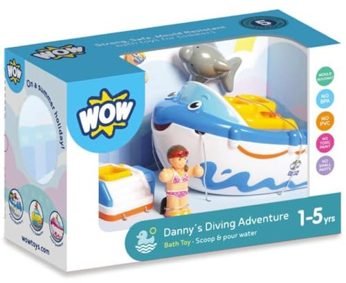 WOW Toys Danny's Diving Adventure,Blue/White,27.9 x 12.7 x 18.4 cm
