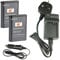DSTE 2x EN-EL23 Rechargeable Li-ion Battery + DC152U Travel and Car Charger Compatible with Nikon Coolpix P600 S810c P900S Digital Camera