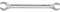 Stahlwille 24 Offene Doppelringschlüssel, abgewinkelt, Open-Ring, 17 x 19 mm, 41081719