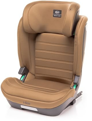 4Baby Kindersitz mit einfache ISOFIX-Montage App-Fix, 100-150 cm, verstellbar,15-36 kg, i-Size (Mokka)