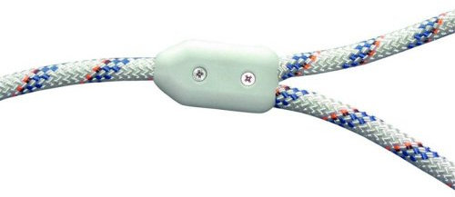 1 Paar Tauwerkklemmen für Seil 8-10 mm wetterbeständig Seilverbinder Boot Seilklemme Spleiß Auge Gummi-Seil Kunststoffklemme Gummi-Leine Schotklemme