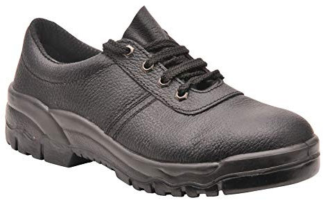 Portwest Steelite Protector Shoe S1P, Size: 51, Colour: Black, FW14BKR51