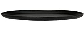 PLATO DE HIERRO FUNDIDO 26X2 CM PROTECCION MATT BLACK ENAMEL COATING marca Alexalo