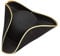Tricorn Felt - Black Pirate Hats Caps & Headwear for Fancy Dress Costumes Accessory