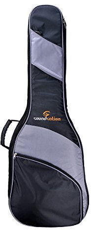 Soundsation PGB-10 AG - Custodia per chitarra acustica 111 x 43 x 13 cm, colore: Nero/Grigio