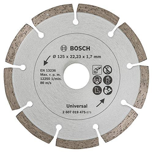 Bosch Home and Garden Diamanttrennscheibe für Baumaterial, 125 mm, 2607019475