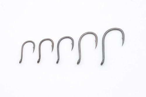 Korda Choddy Hook Barbed Size 4 | Perfect for Chod and Hinged Stiff Rigs | Strong Carp Hook with Out-Turned Eye for Stiff Presentations