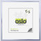 OSLO MasterLine Bilderrahmen 20 x 20 quadratisch silber glänzend Aluminium Glas schmal mit Aufsteller und Aufhänger Alu-rahmen