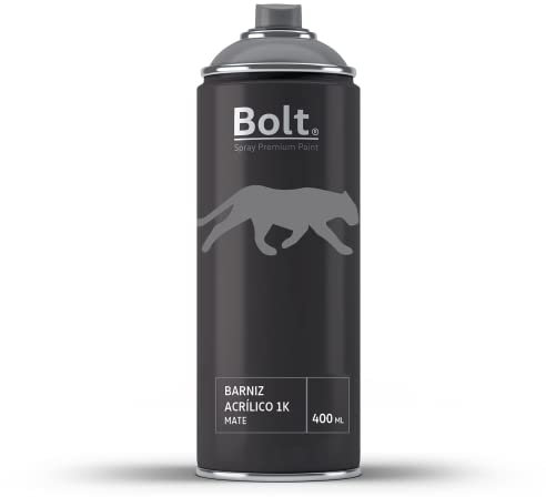 Bolt Spray Premium Paint - SPRAY BOLT BARNIZ ACRILICO MATE 1K 400 ML