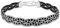 Tuscany Silver Damen Fischgrätkette Armband zwei Farbtönen Sterling Silber Geschnitten 19cm/7.5zoll