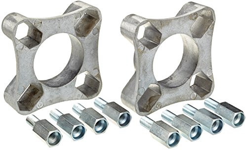 GRAYSTON Universal 4-hole wheel spacers 32mm (64mm/axle) - incl. 12X1.25 Studs