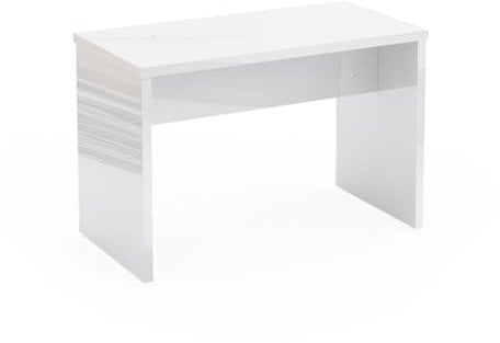 Vicco Sitzbank Viola, Kosmetiktisch-Hocker, Weiß Hochglanz, 90 cm für Schminktisch
