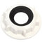 SPARES2GO External Delivery Tube Pipe Locking Nut and Seal for Indesit Dishwashers