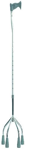 NRS Healthcare Tetrapod - Bastón con base de 4 patas